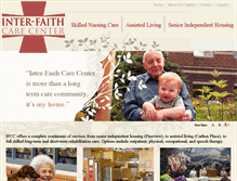 Tablet Screenshot of inter-faithcare.org